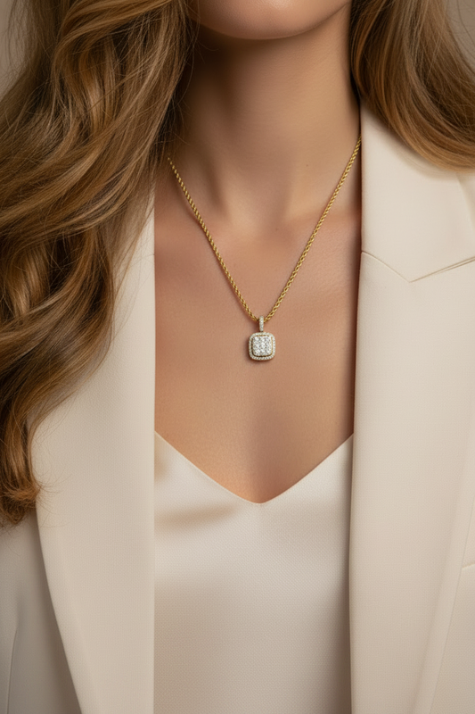 Cushion Cut Look Cluster