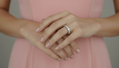 Nine Stone Diamond Anniversary Ring