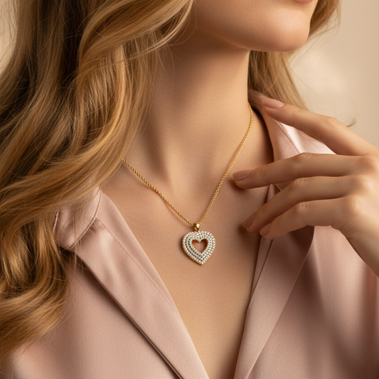 Three-Tier Diamond Heart