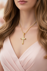 Elegant Diamond Cross