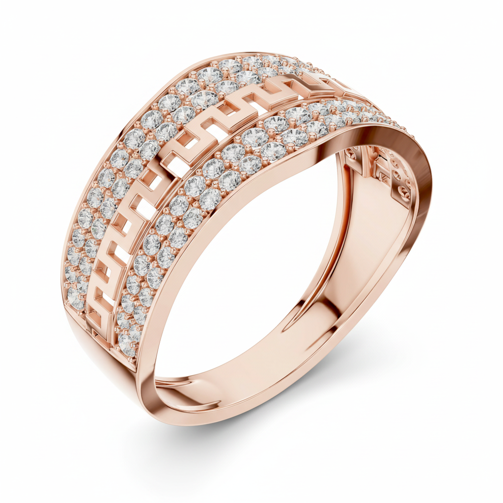 Infinity Maze with Double Diamond Rows
