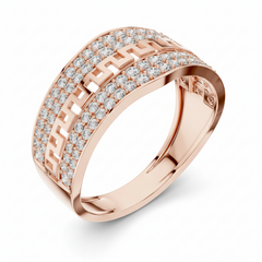 Infinity Maze with Double Diamond Rows