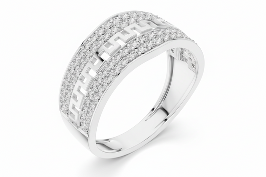 Infinity Maze with Double Diamond Rows
