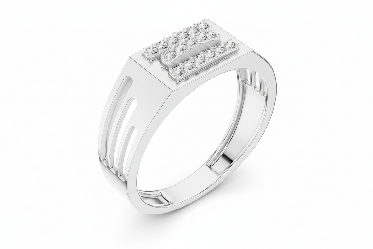 Triple Row Diamond Bar
