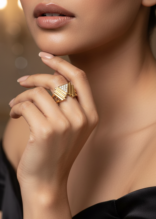 Linear-Etched Diamond