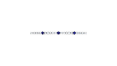 Minimalist Sapphire Accent