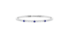 Minimalist Sapphire Accent