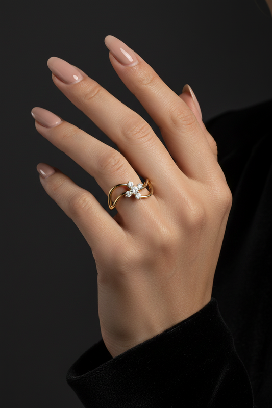 Asymmetrical Wave Shank Cruciform
