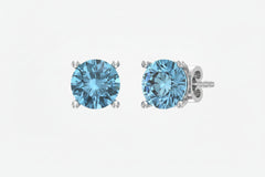 Silver Diamond Earring and Pendent Set