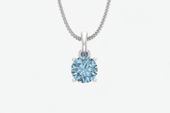 Silver Diamond Earring and Pendent Set