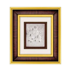 Ambe Maa Frame - 999 Pure silver , 7 x 8 Inch