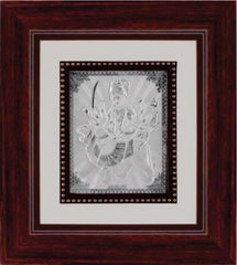 Ambe Maa Frame - 999 Pure silver , 9 x 10 Inch