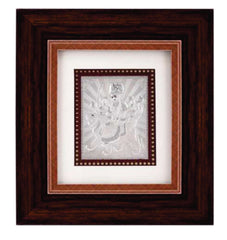 Ambe Maa Frame - 999 Pure silver , 7 x 8 Inch
