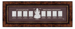Shree Ashtalaxmi Frame - 999 Pure silver , 4.5 x 12 Inch