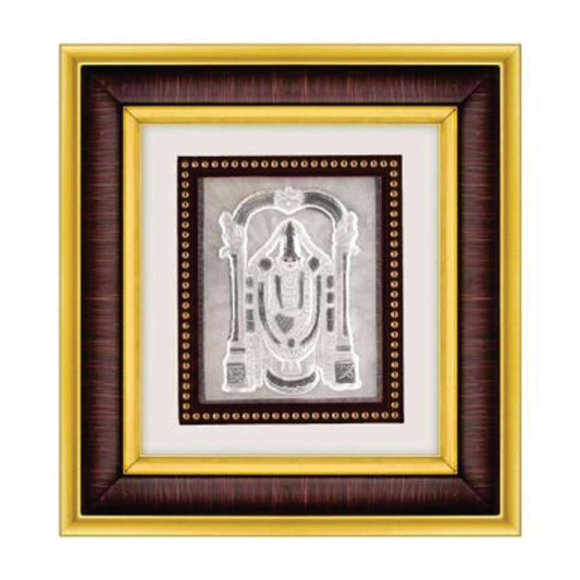 Balaji Frame - 999 Pure silver , 8.5 x 9.5 Inch
