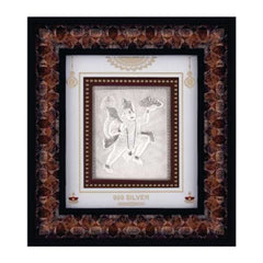 Hanumanji Frame - 999 Pure silver , 9 x 10 Inch