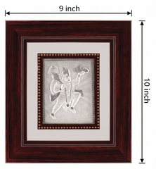 Hanumanji Frame - 999 Pure silver , 9 x 10 Inch