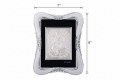 Laxmiji Frame - 999 Pure silver , 7 x 9 Inch