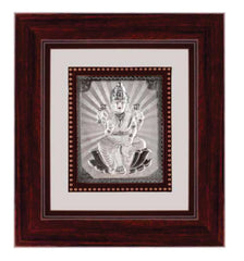 Laxmiji Frame - 999 Pure silver , 9 x 10 Inch