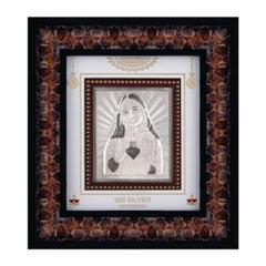 Merry Frame - 999 Pure silver , 9 x 10 Inch