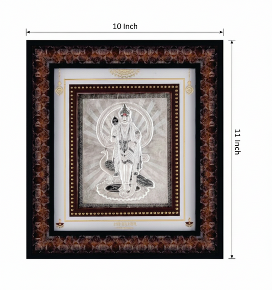 Murugan Frame - 999 Pure silver , 10 x 11 Inch