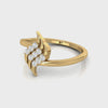 Triple Wave Accent Ring