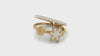 Split Shank Rose Gold Diamond Star Ring