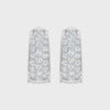Glam Curve Diamond Huggies Earrings