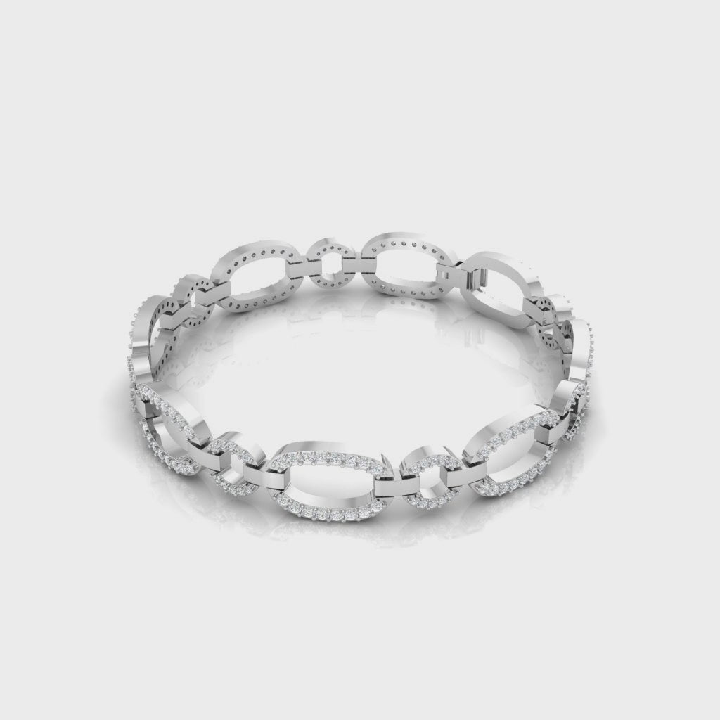 Messika-Inspired Move Link Diamond Bracelet