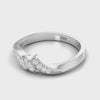 Sparkling Whisper Curve Diamond Ring