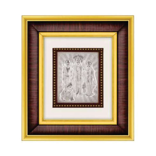 Ram Darbar Frame - 999 Pure silver , 7 x 8 Inch