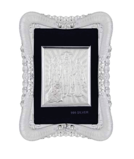 Ram Darbar Frame - 999 Pure silver , 5 x 7 Inch