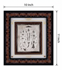 Ram Darbar Frame - 999 Pure silver , 10 x 11 Inch