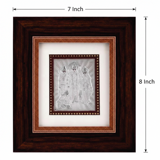 Ram Darbar Frame - 999 Pure silver , 7 x 8 Inch