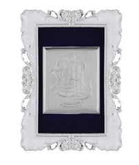 Ram Lalla Frame - 999 Pure silver , 5 x 7 Inch