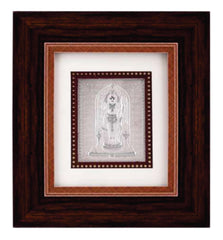 Ram Lalla Frame - 999 Pure silver , 7 x 8 Inch