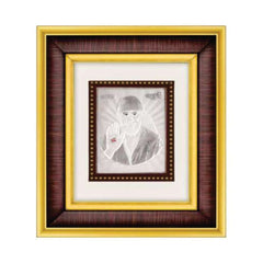 Sai Baba Frame  - 999 Pure silver , 7 x 8 Inch
