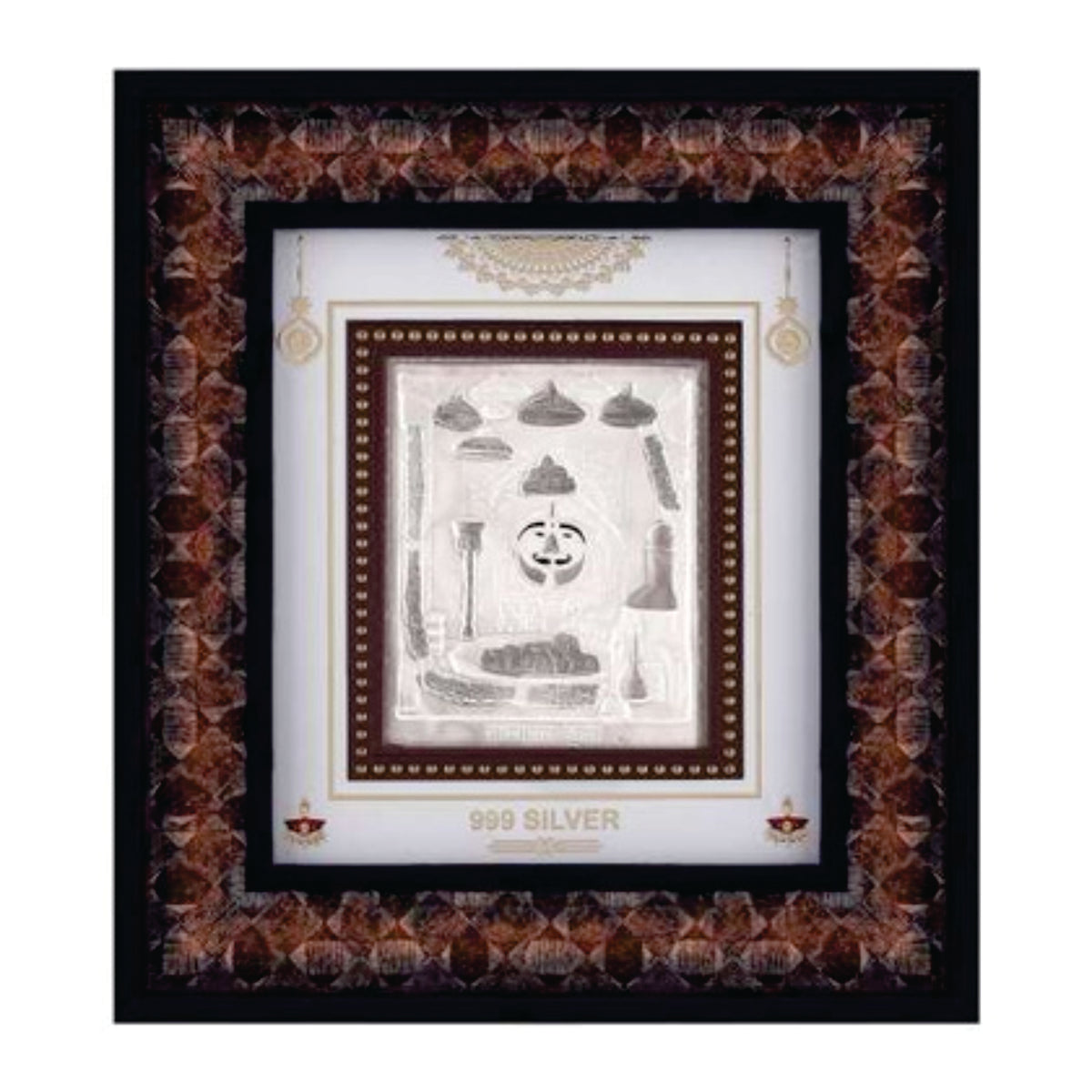 Salasar Balaji Frame - 999 Pure silver , 9 x 10 Inch