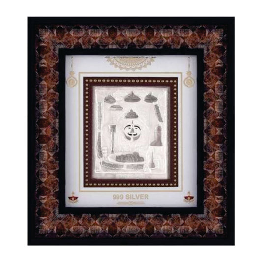Salasar Balaji Frame - 999 Pure silver , 9 x 10 Inch