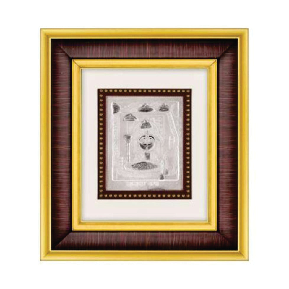 Salasar Krupa Frame - 999 Pure silver , 7 x 8 Inch