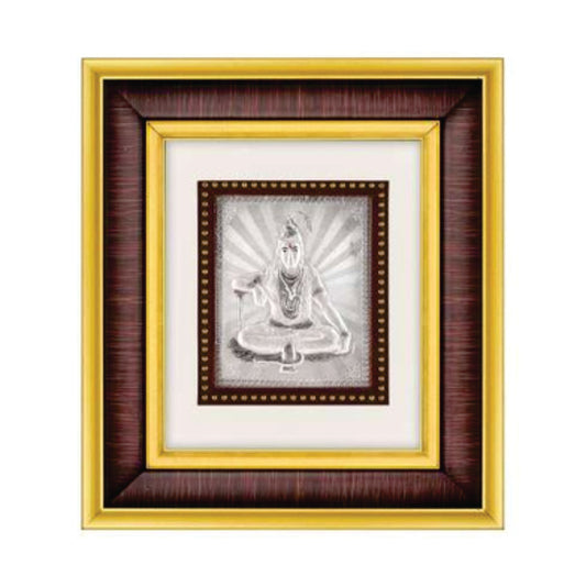 Shivji Frame  - 999 Pure silver , 7 x 8 Inch