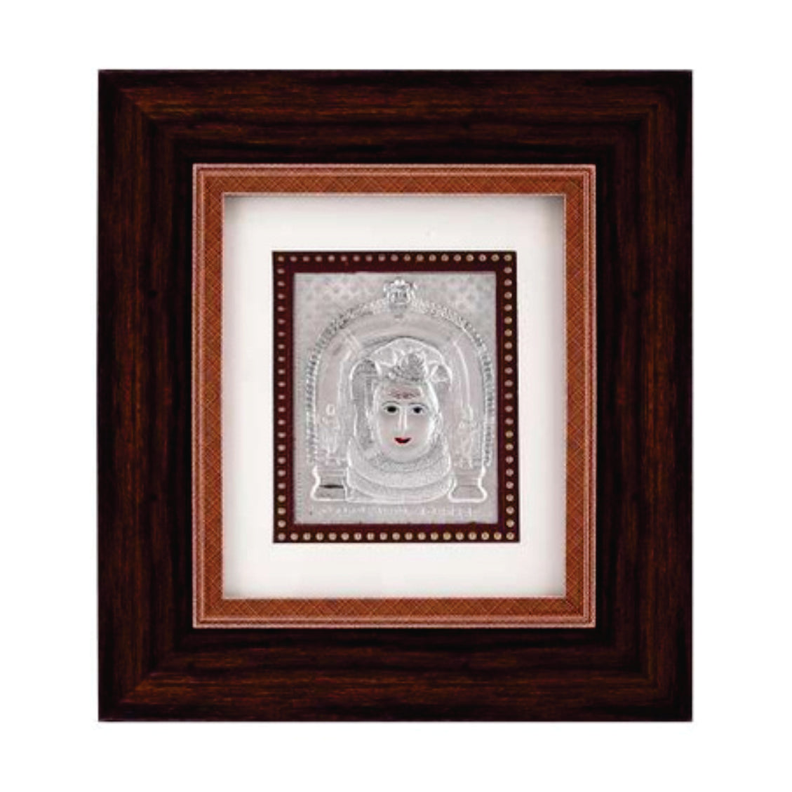 Shivji Frame - 999 Pure silver , 7 x 8 Inch