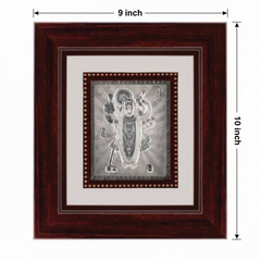Shree Nathji Frame - 999 Pure silver , 9 x 10 Inch