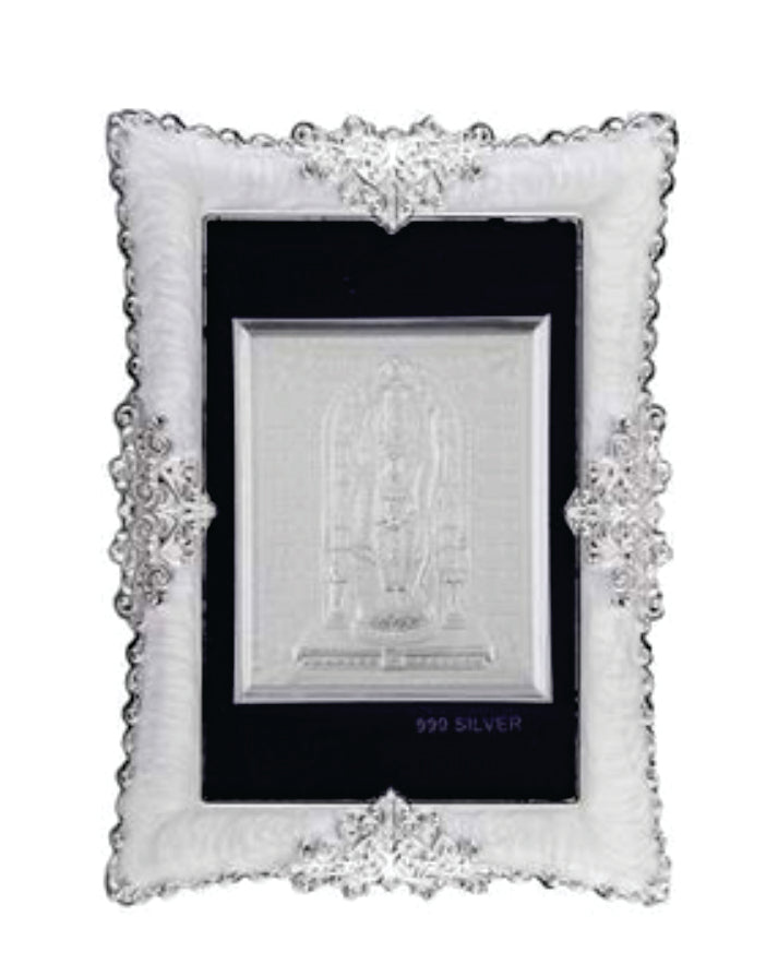 Tirupati Balaji Frame - 999 Pure silver , 5 x 7 Inch