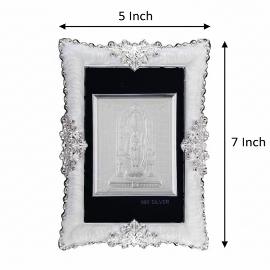 Tirupati Balaji Frame - 999 Pure silver , 5 x 7 Inch