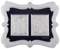 Tirupati Balaji Frame - 999 Pure silver , 7 x 9 Inch