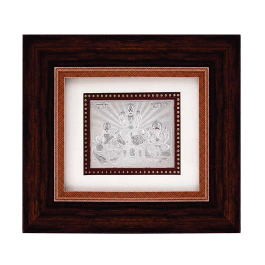 Tri Murti (L.G.S.) Frame - 999 Pure silver , 7 x 8 Inch