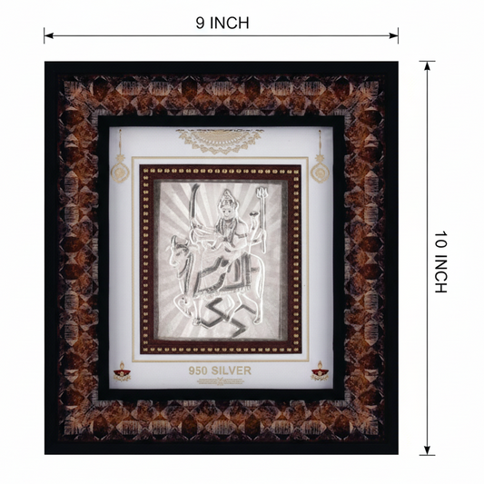 Umiya Maa Frame - 999 Pure silver , 9 x 10 Inch