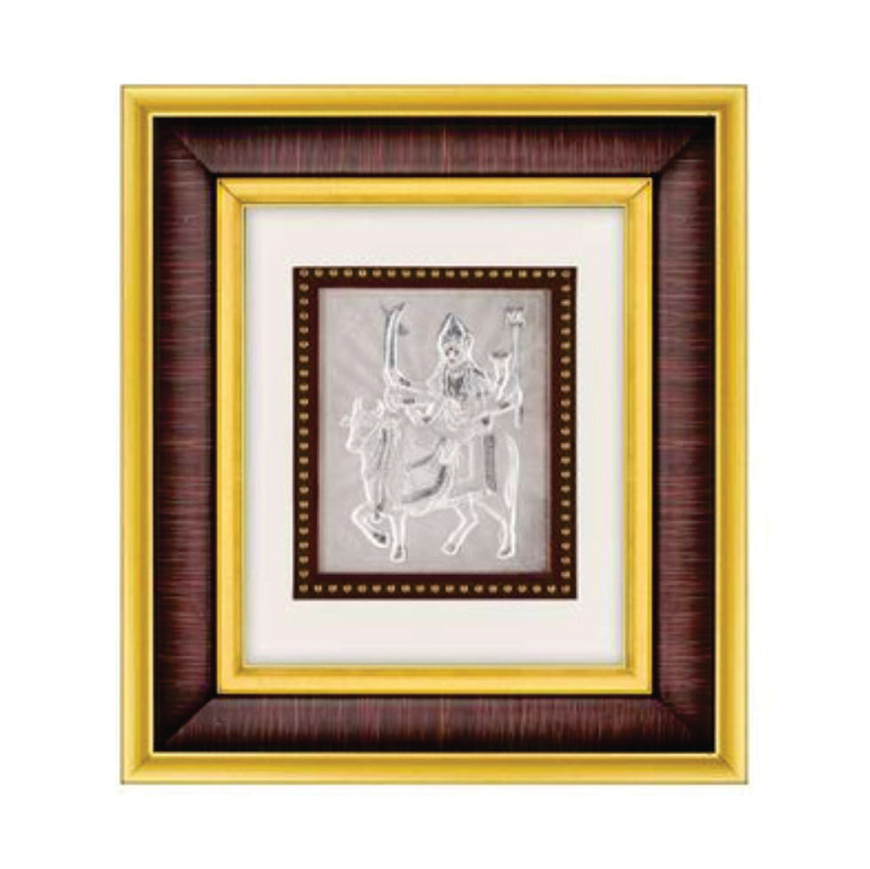 Umiya Maa Frame - 999 Pure silver , 7 x 8 Inch