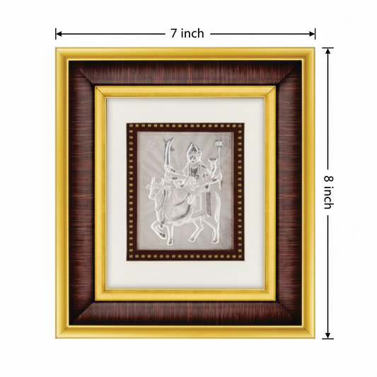 Umiya Maa Frame - 999 Pure silver , 7 x 8 Inch
